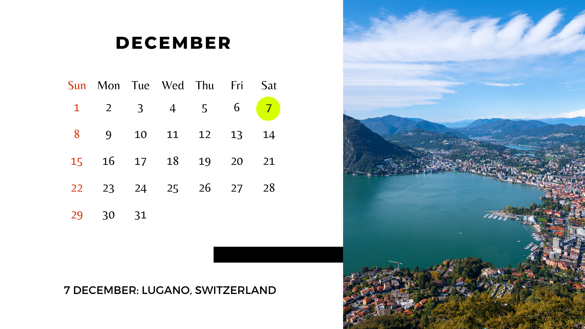 DECEMBER 2024 LUGANO